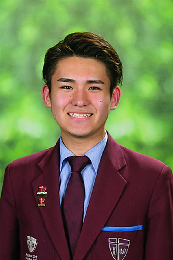 JPC alumnus Ken Kondo, 2017 College Vice Captain, in his College blazer