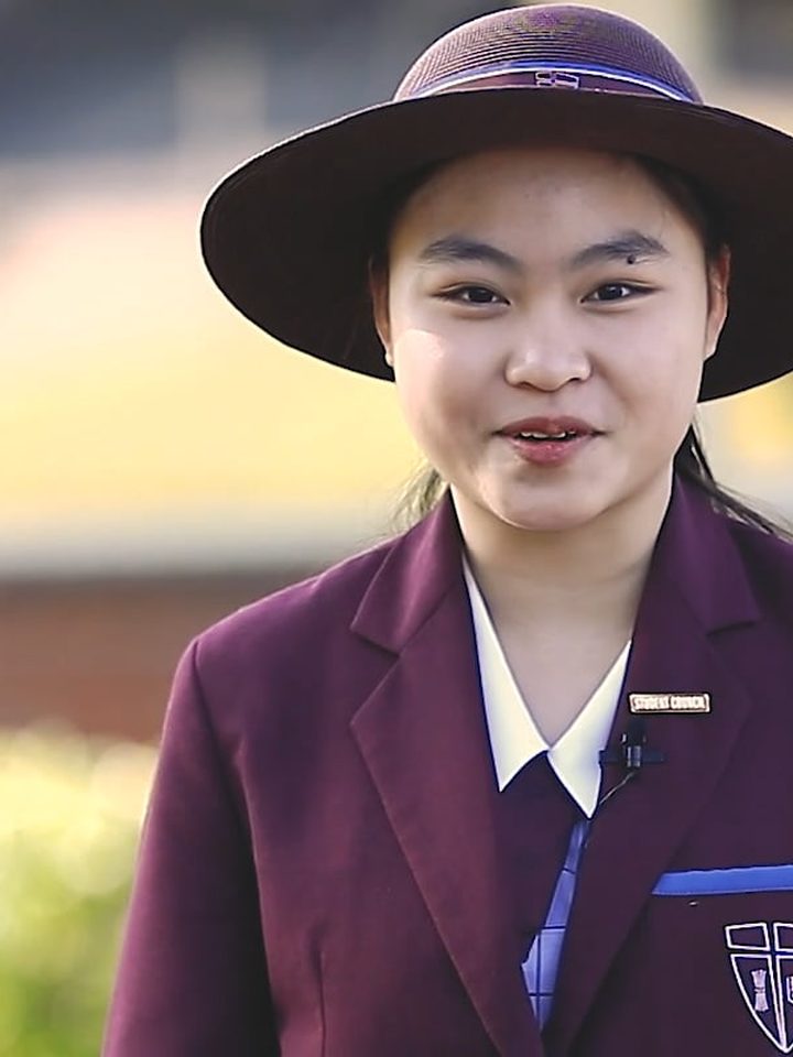 Jessica at John Paul College Speech Night