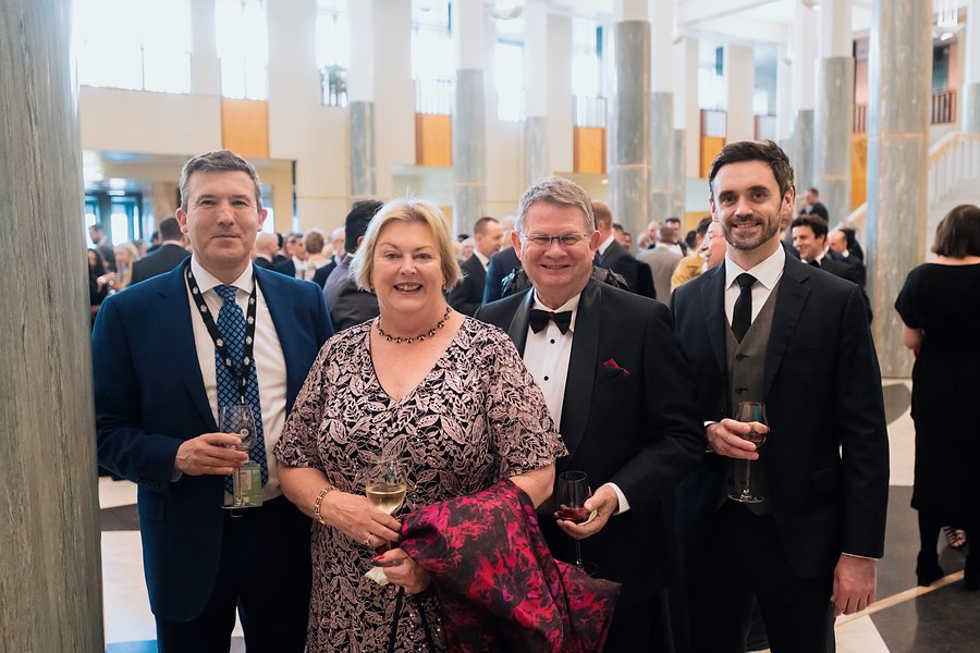 The John Paul International College team at the 60th Australian Export Awards in Canberra as a national finalist