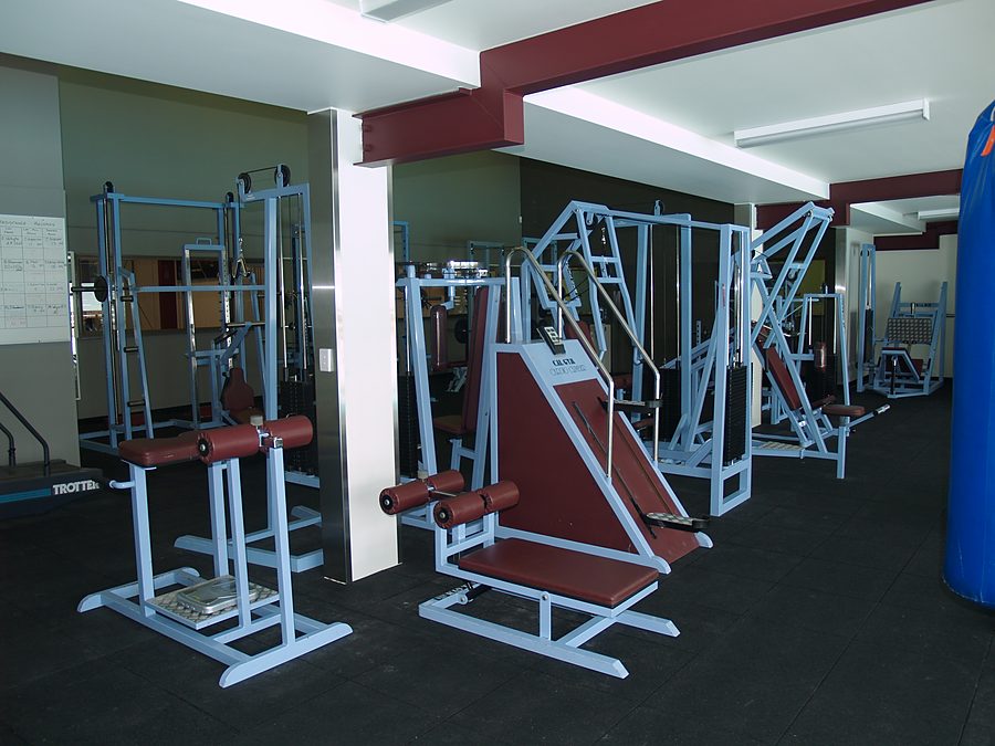 The campus fitness gym with cardio and strength equipment