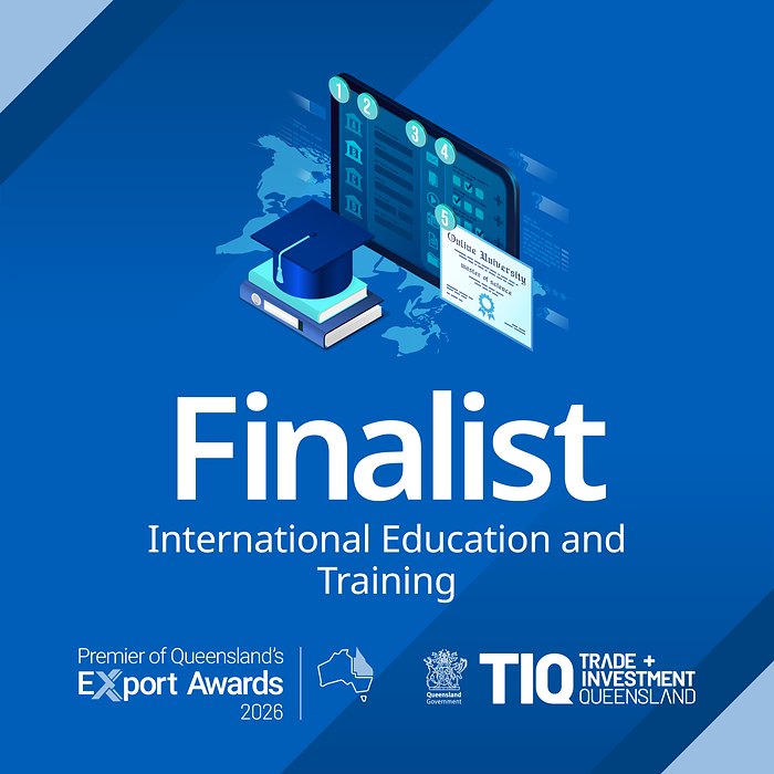 2026 Finalist, International Education and Training, Premier of Queensland's Export Awards