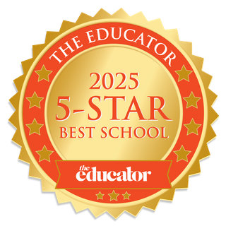 2025 — The Educator 5-Star Best School (John Paul College) The Educator 2025 5-Star Best School medal, awarded to John Paul College