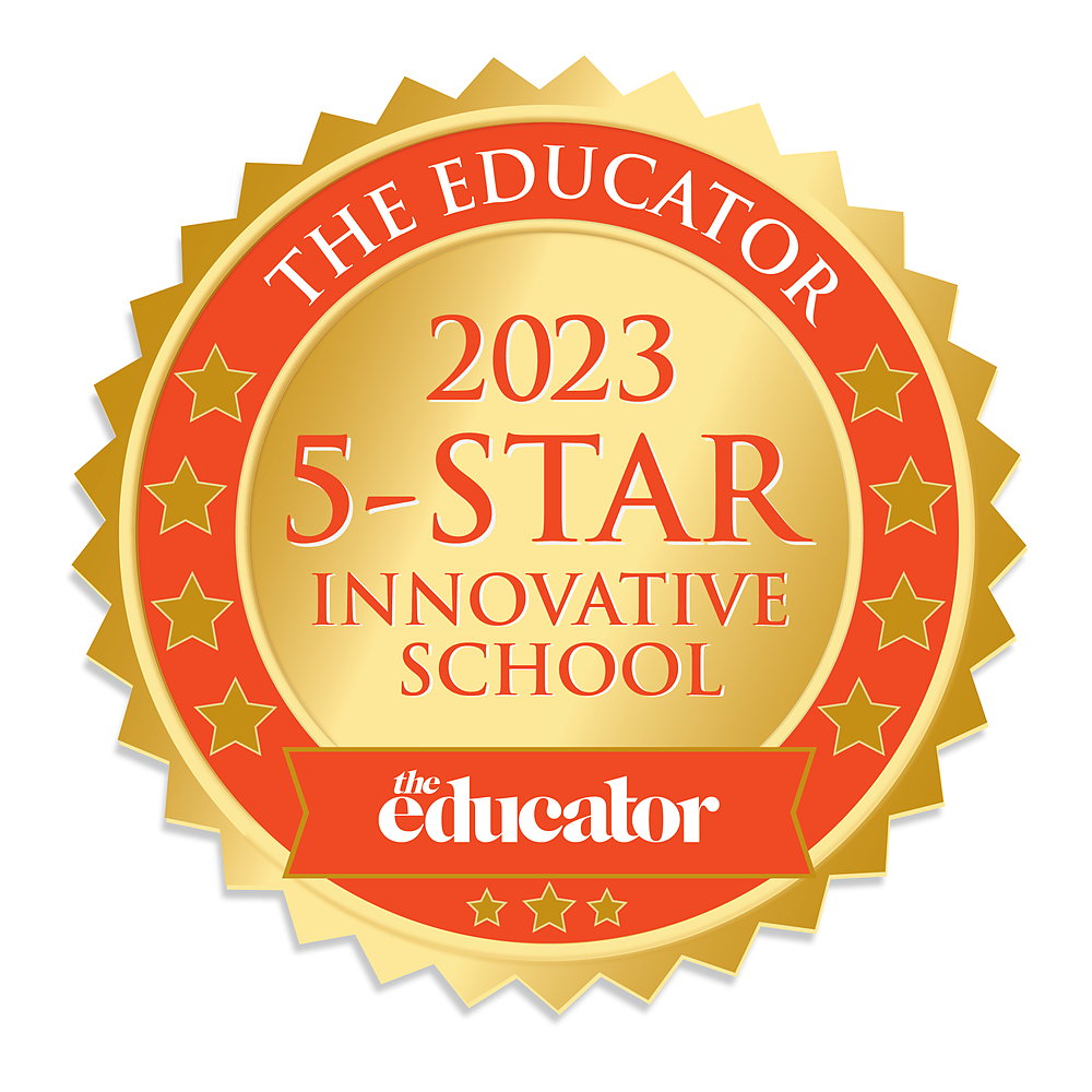 The Educator 5-Star Innovative Schools award badge
