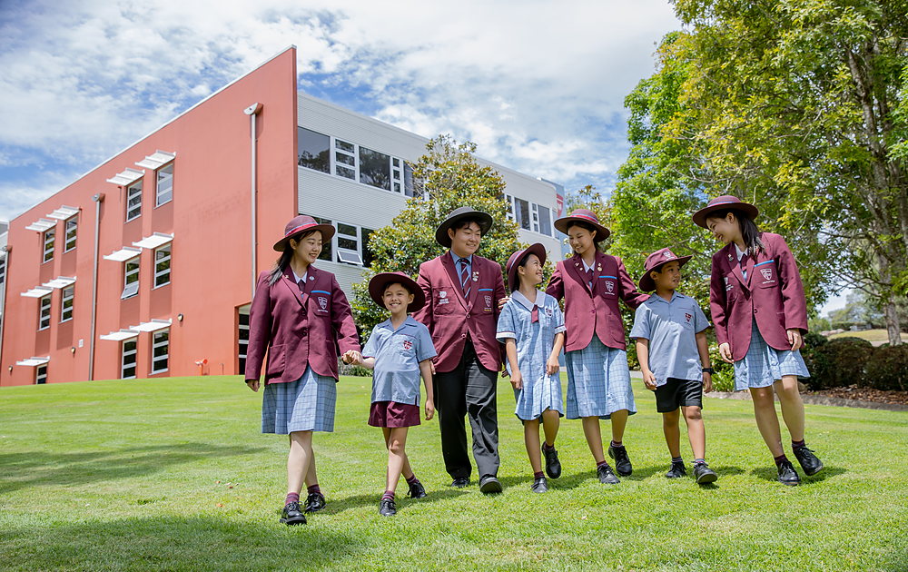 Students heading home for the day