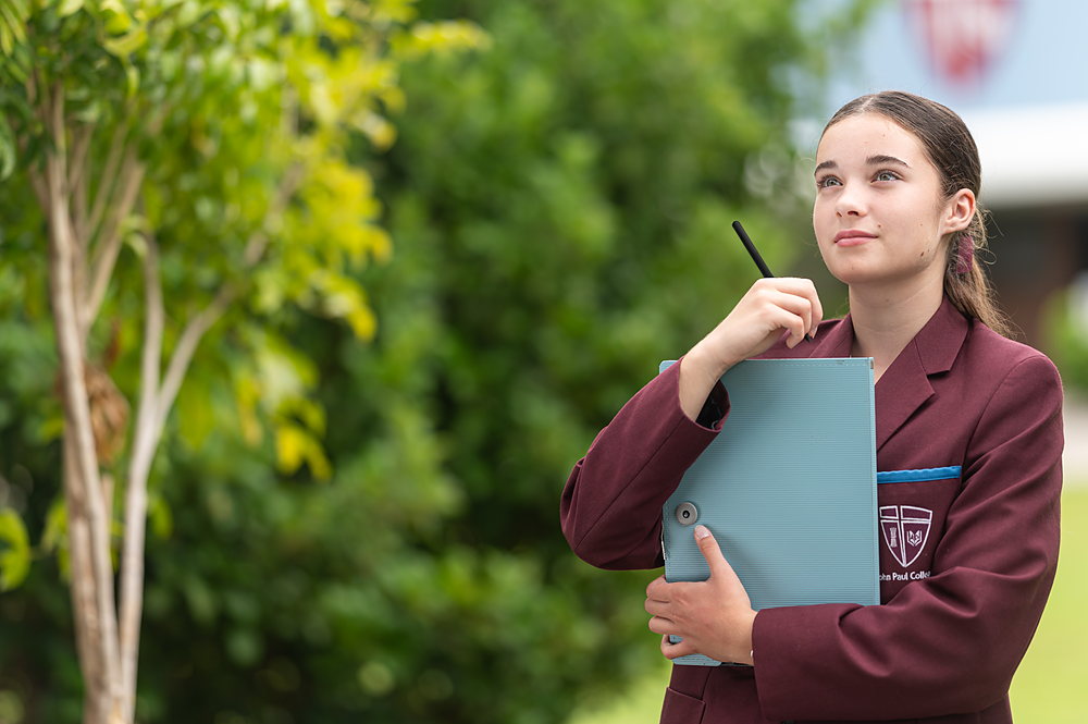 A John Paul College student now pursuing a career in creative technology