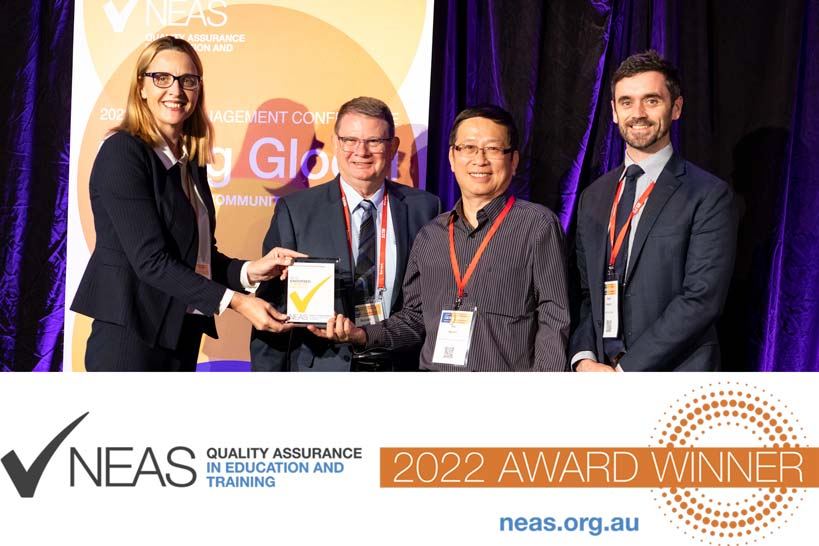 JPIC representatives at the 2022 NEAS Awards