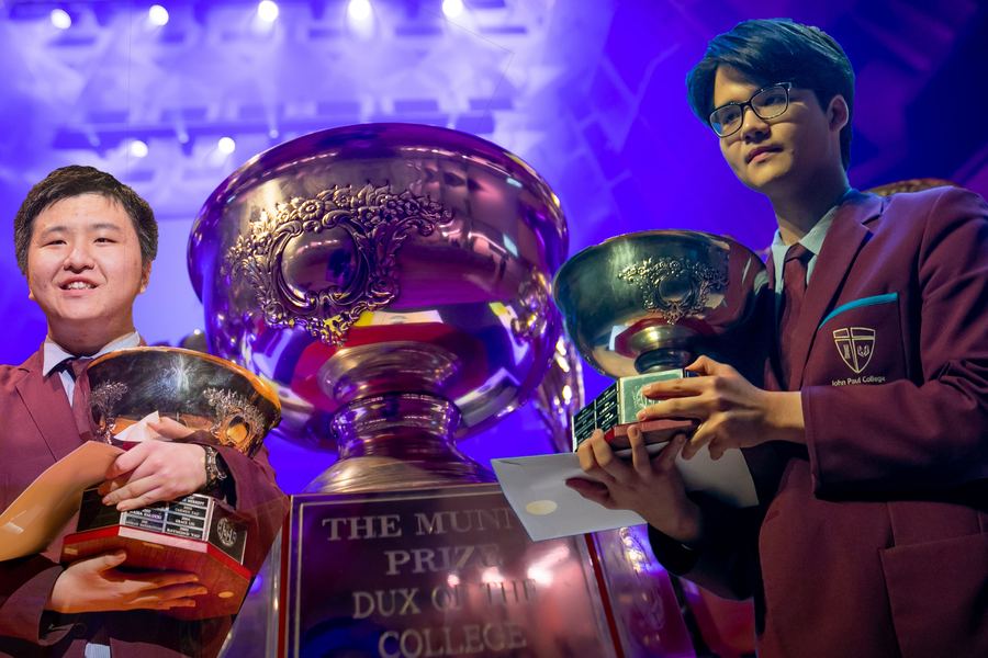 International student named Dux of John Paul International College